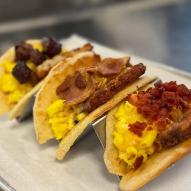 Pancake Trio Taco.